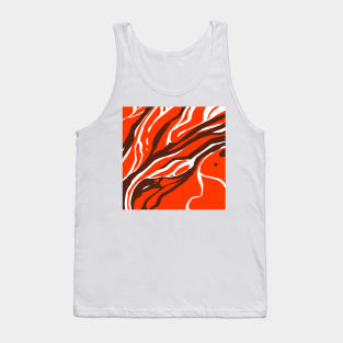 Orange splats Tank Top